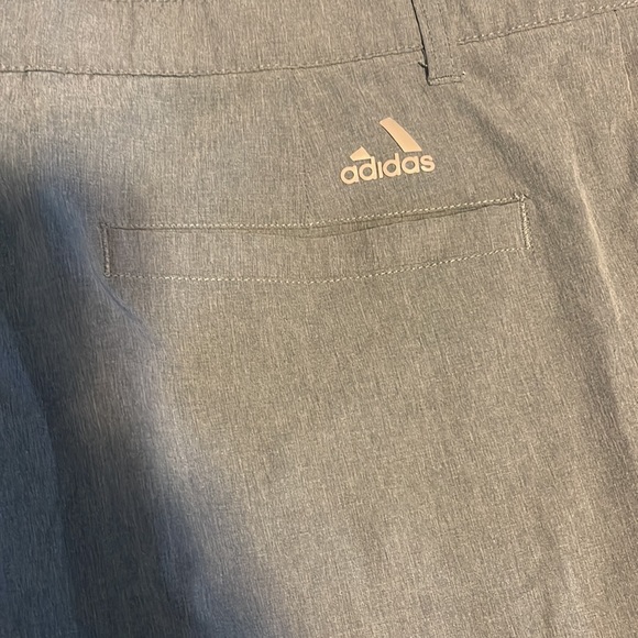 Adidas golf shorts 2 pair. Light green and checkered blue Mens size 40 - Picture 4 of 7